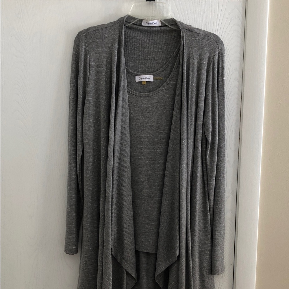 Calvin Klein 2 piece sweater set